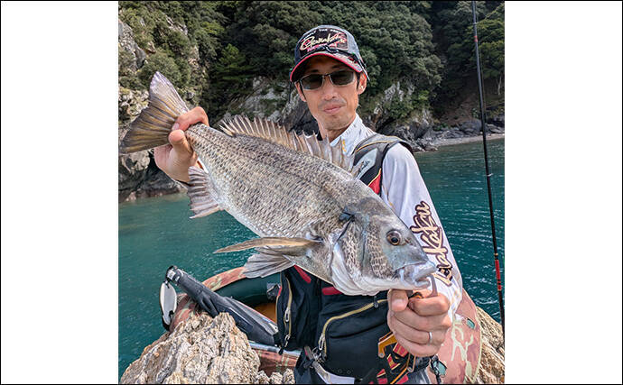 磯でのエギング＆フカセ釣りを堪能【大分・米水津】アオリにグレに大型カワハギでお土産十分