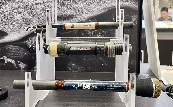 「釣りフェス【超】速報　「18cm！？」仕舞い寸の極限に挑戦したコンパクトロッドに注目」の画像