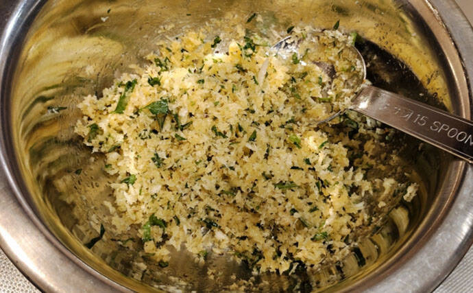 旬の渓魚で作るイタリアンレシピ：香草パン粉焼き　サクサク食感がクセになる！
