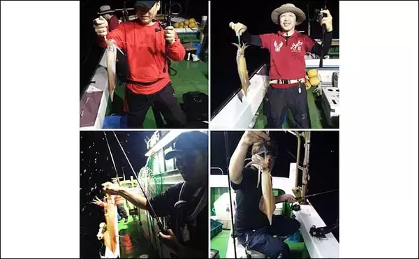 「【夜焚きイカ釣果速報】イカメタルでも100尾オーバーと絶好調（福岡）」の画像