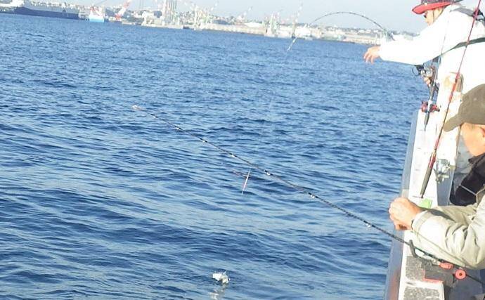 東京湾・船イシモチ釣りで本命19匹【神奈川・鴨下丸】ゲストのシロギスに苦戦？