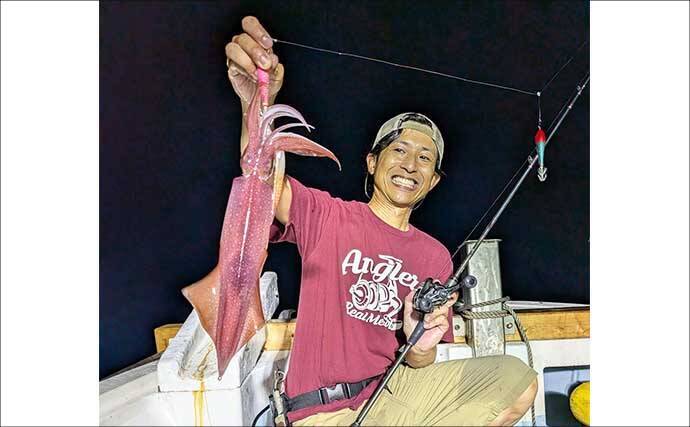 イカメタルでも良型ヤリイカ130杯！夜焚きイカ好調キープ【船釣り釣果最新情報13選・玄界灘】
