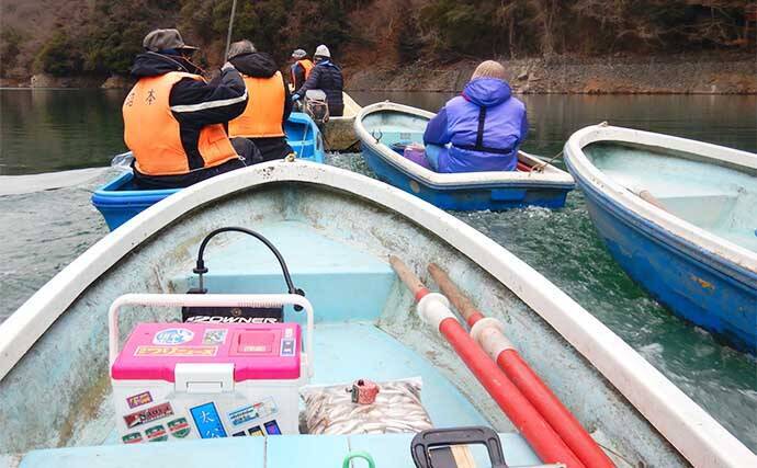 津久井湖ワカサギ釣りで船宿レコード達成【沼本ボート】1234尾4830g爆釣