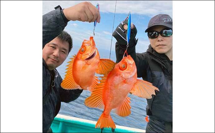 ジギングでオニカサゴにチカメキントキGET【三重県】船のルアー最新釣果