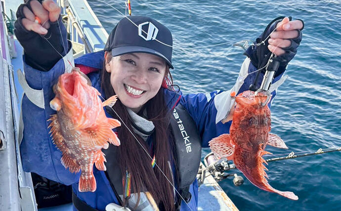 「冬でも釣りに行くのには訳があった？」厳寒期の高級美味食材『オニカサゴ』を狙う！