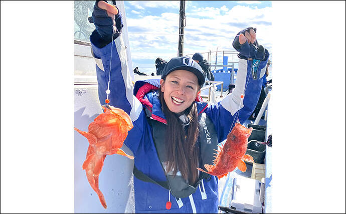 「冬でも釣りに行くのには訳があった？」厳寒期の高級美味食材『オニカサゴ』を狙う！