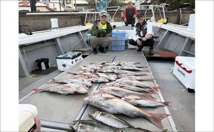 玄界灘で良型マダイが続々ヒット中！【タイラバ釣果速報6選・福岡】