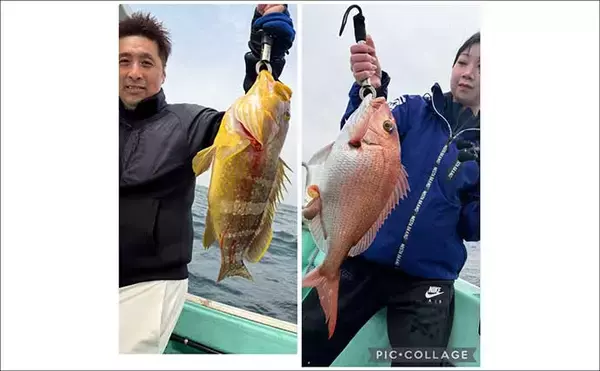 「玄界灘で良型マダイが続々ヒット中！【タイラバ釣果速報6選・福岡】」の画像