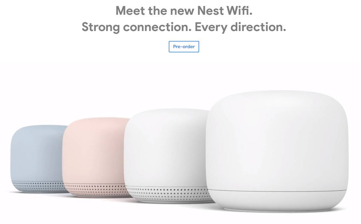 Google 勢い余ってwi Fiルーターにスマートスピーカー機能もつけちゃった Nest Wifi を発表 19年10月16日 エキサイトニュース