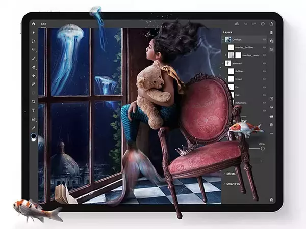 「Photoshop for iPadにオブジェクト選択機能が追加」の画像