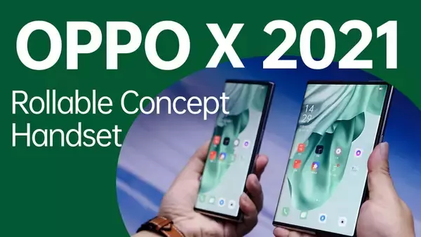OPPOが巻き取り型ディスプレイを搭載したコンセプトモデルを発表
