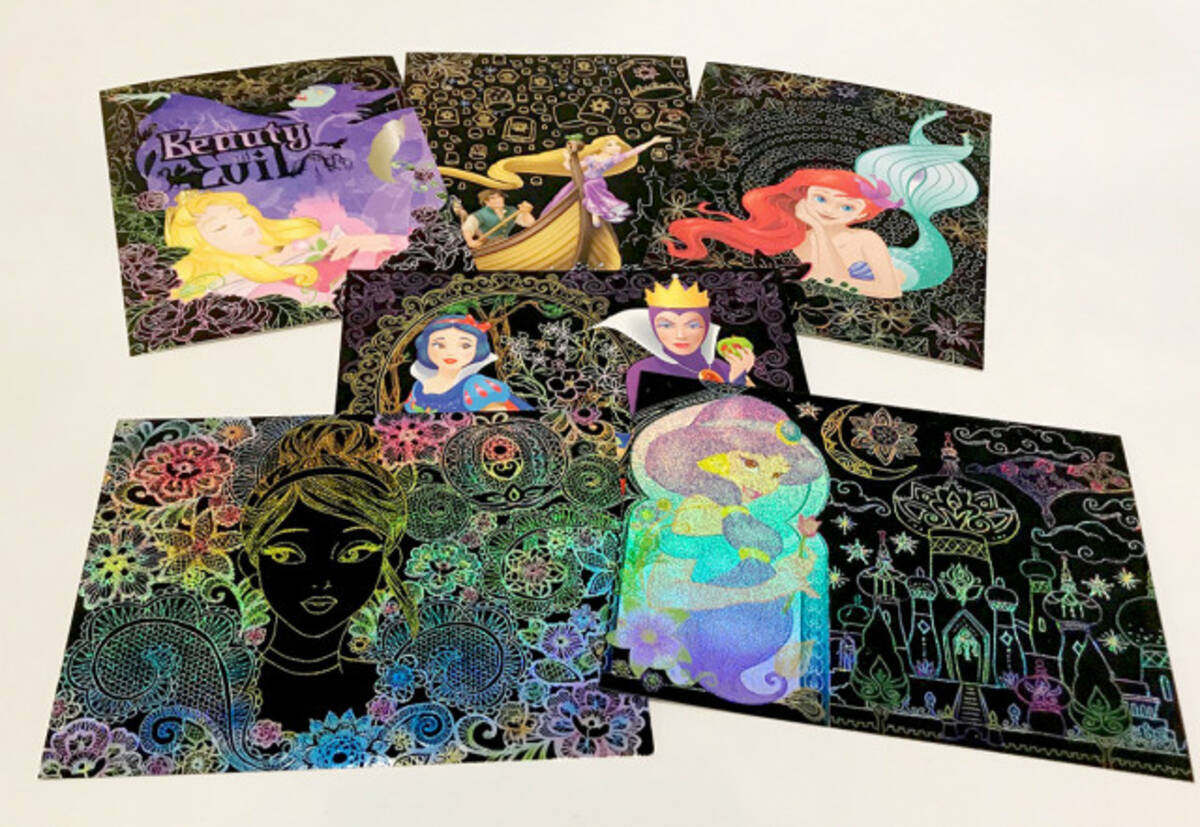 ディズニープリンセス ヴィランズが新登場 癒されると大ブームの スクラッチアート 18年12月29日 エキサイトニュース