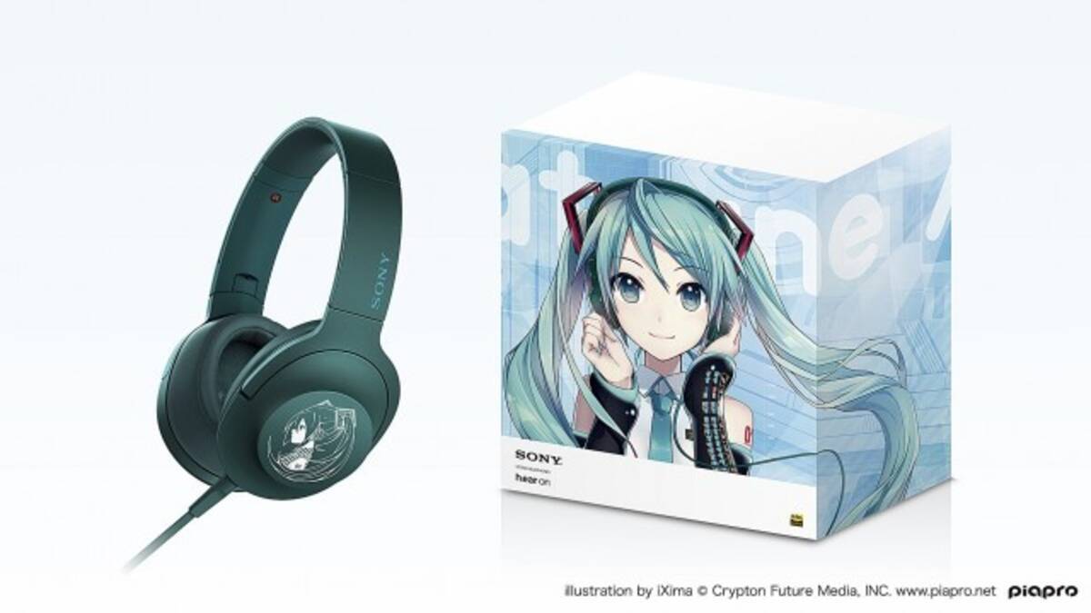 ミクさんの横顔かわいい Sony 初音ミク ヘッドフォンが発売決定 ピノキオpなど人気ボカロpとのコラボも 16年9月8日 エキサイトニュース