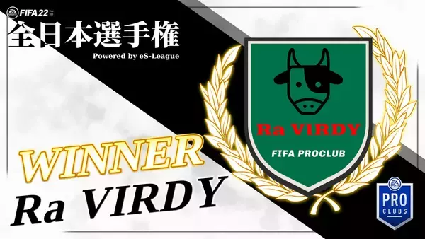 11人制『FIFA 22』全日本選手権を制したのは？優勝クラブRa VIRDYキャプテンKai選手インタビュー「組織力と戦術での優位性で勝負した」