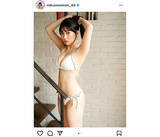 「HKT48・田中美久、懐かしのロングヘアビキニ姿で美麗ボディをお届け！」の画像1