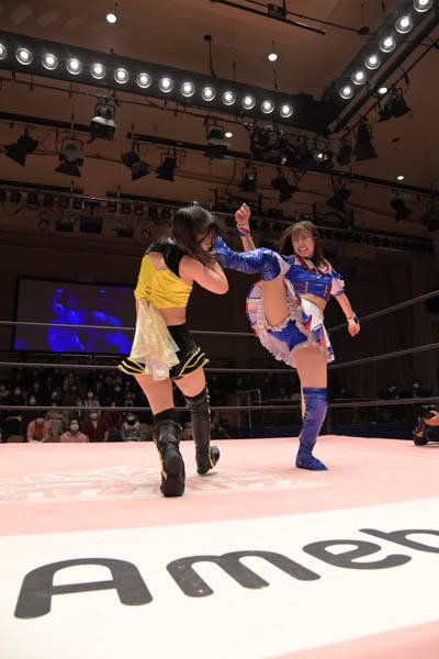 SKE48・荒井優希、先輩・鈴芽とのシングルマッチで勝利！因縁の伊藤麻希と遂に3・19対戦