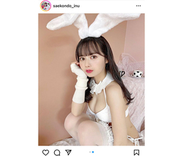 #ババババンビ・近藤沙瑛子、うさぎビキニで透明ヘルシーボディ全開！「強い、めちゃくちゃ強い」