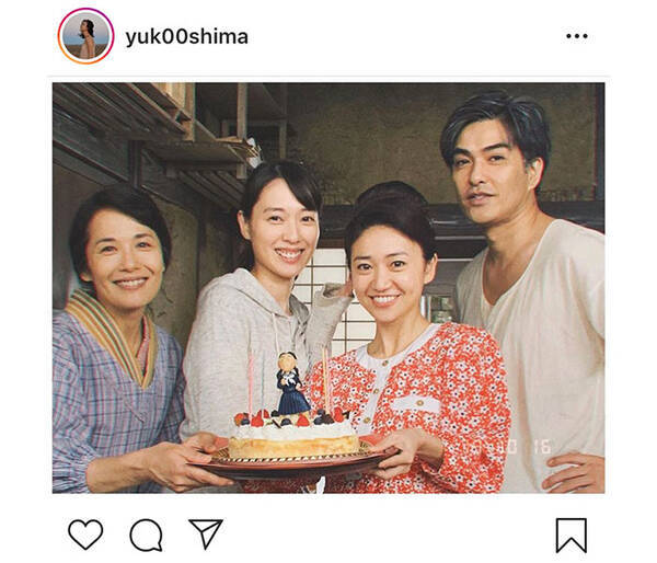 大島優子 スカーレット の現場で戸田恵梨香から誕生日を祝福 お祝い待ってました 素敵なケーキですね とファンの声も 19年10月21日 エキサイトニュース