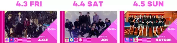 JO1、A.C.E、NATUREの出演が決定！『KCON 2020 JAPAN』第3弾アーティストが発表！