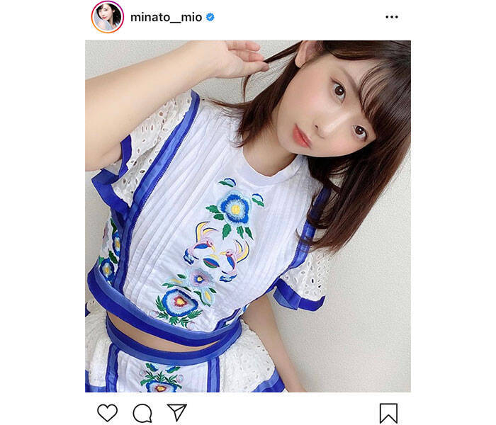 水湊みお 乃木坂46 裸足でsummer の西野七瀬衣装を着用 似合ってますね アイドルがすぎる 年5月9日 エキサイトニュース