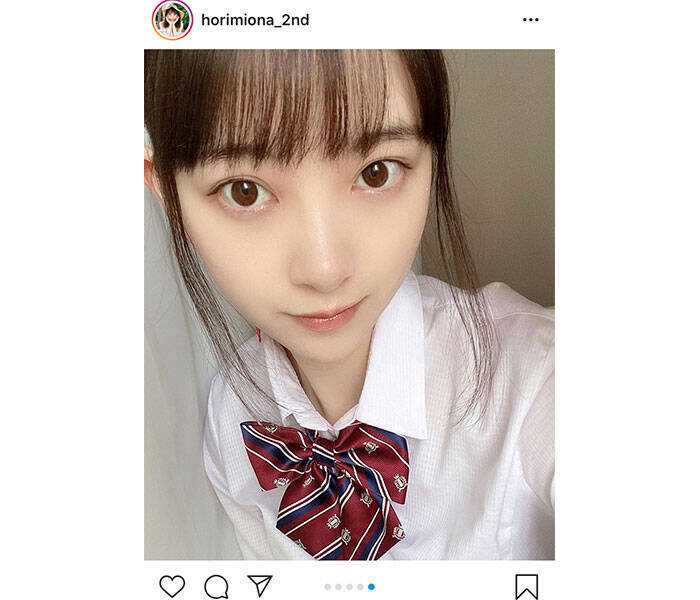 乃木坂46 堀未央奈 君の名は の再現コスプレを披露 リアル三葉や 制服姿似合いすぎ 年5月13日 エキサイトニュース