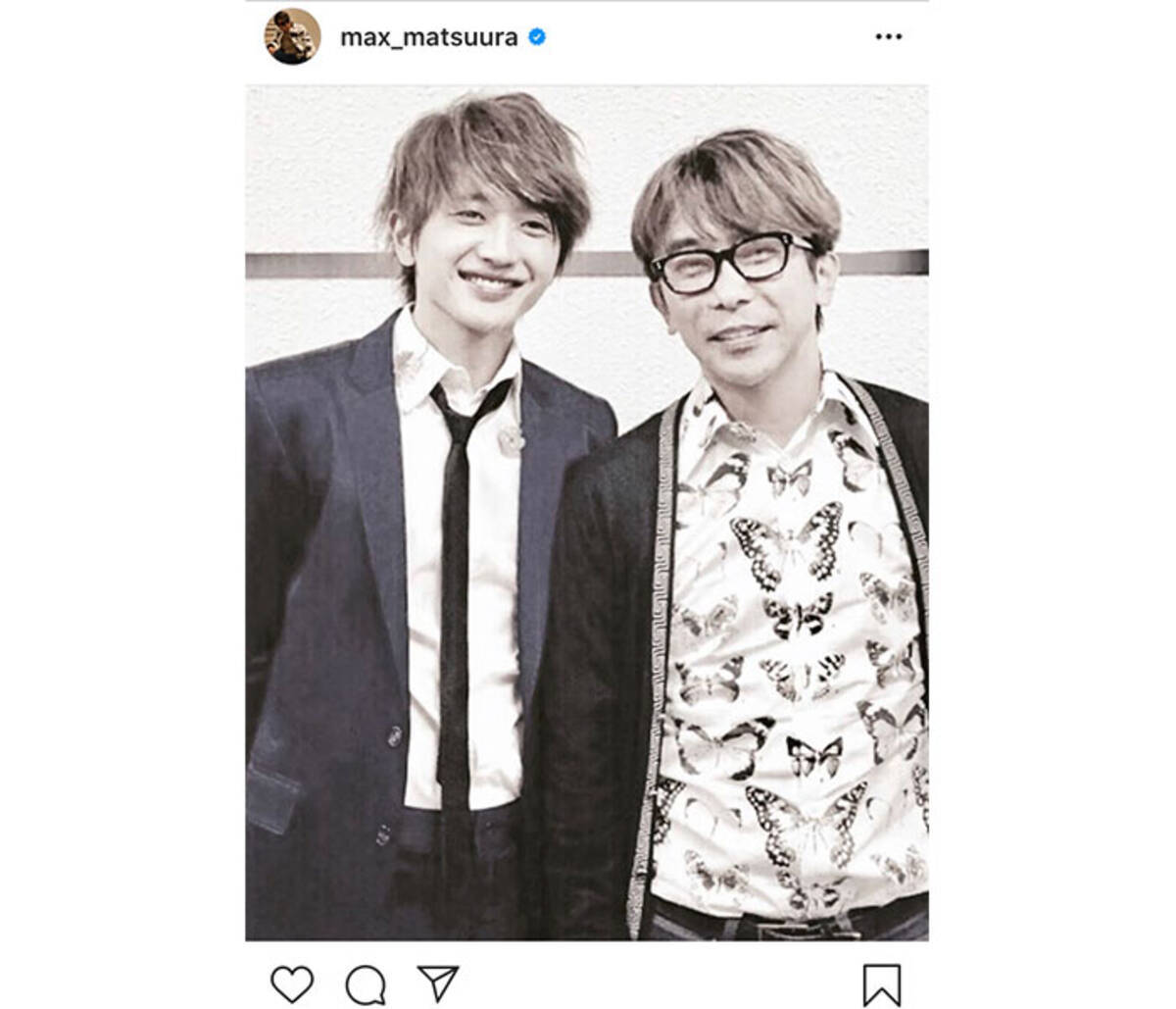 松浦勝人会長 a 西島隆弘 Nissy との2ショットを公開 素敵な写真 またこの笑顔が見れますように と反響も 年5月19日 エキサイトニュース