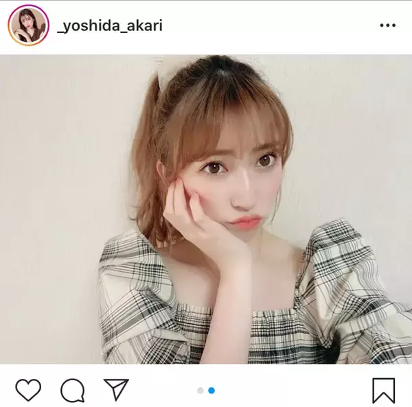「NMB48 吉田朱里、久々のアイドルメイク披露！「超絶綺麗」「透明感ありすぎ」」の画像
