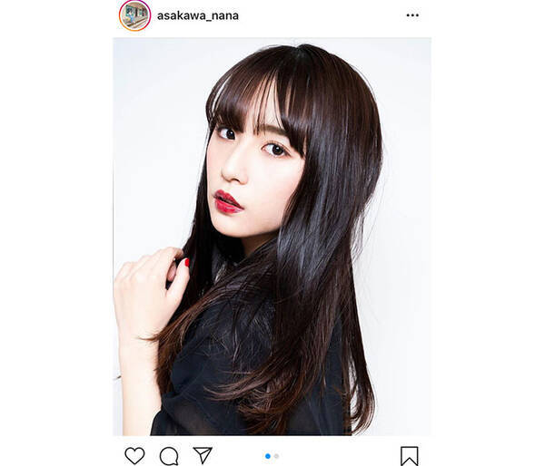 浅川梨奈 黒で統一した新アーティスト写真を公開 可愛いっていうよりかっこいい 大人な表情も素敵です と絶賛の声 年6月7日 エキサイトニュース