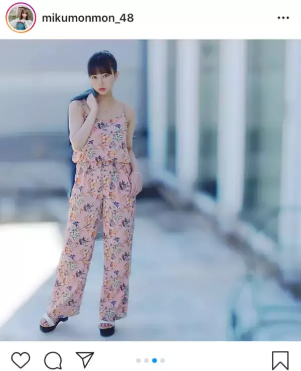 「HKT48 田中美久、キャミソール＆ポニーテールで夏に衣替え！「元気を届けれるように私も頑張りたい」」の画像