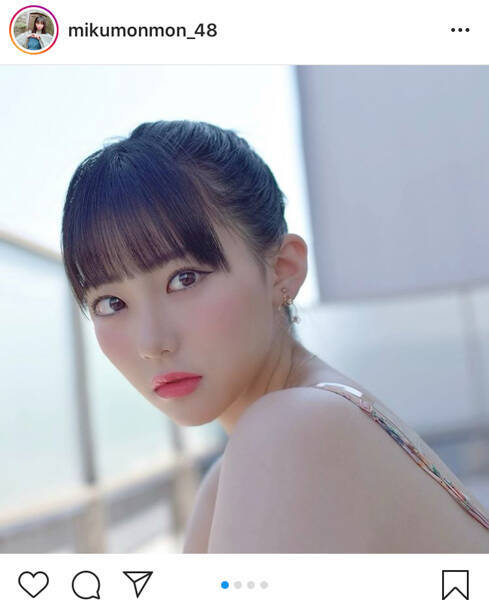 HKT48 田中美久、キャミソール＆ポニーテールで夏に衣替え！「元気を届けれるように私も頑張りたい」