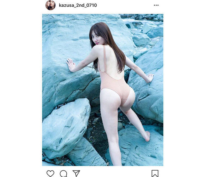 奥山かずさ 迫り来る美肌バックショットに 凄すぎ 美しく 麗しい と反響 年7月6日 エキサイトニュース