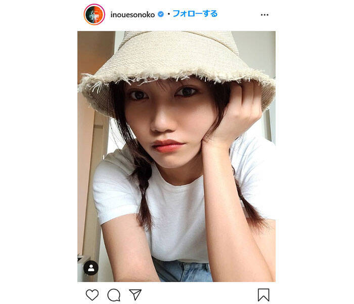 井上苑子が夏らしいおさげ姿を披露 ファンから 何でも似合っちゃうよねほんと との声 年7月18日 エキサイトニュース