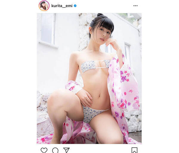 グラドル くりえみ 浴衣を脱いだ和セクシーな一枚に めちゃくちゃセクシー 素肌も綺麗 年8月14日 エキサイトニュース