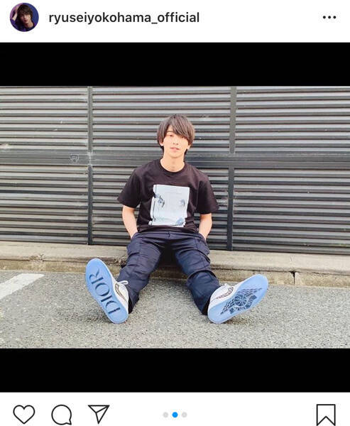 横浜流星 Diorプレゼントのスニーカー キモ撮り に反響 オシャレで似合ってる どんどん履いてー 年8月25日 エキサイトニュース