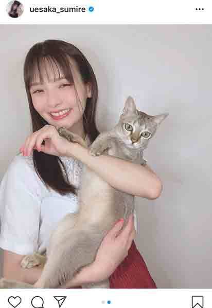 上坂すみれ 嫌がる愛猫との2ショットに反響 嫌がる時も真顔ですね 年9月日 エキサイトニュース