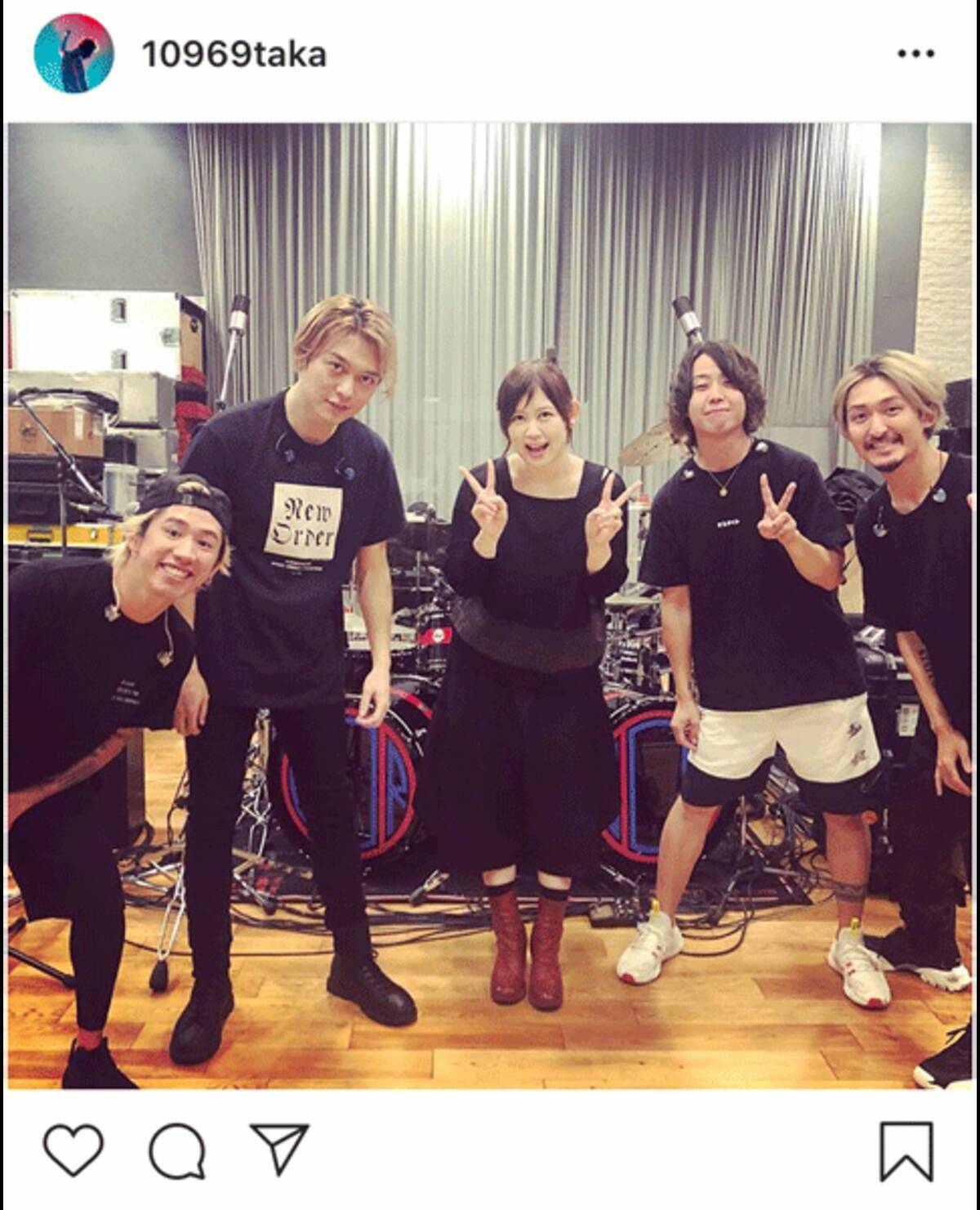 One Ok Rockのリハーサルスタジオに絢香が インスタライブでの約束どおり 本当に来てくれたー 年9月28日 エキサイトニュース