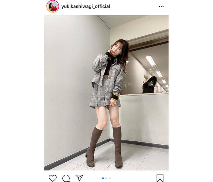 Akb48 柏木由紀 白く透き通る 絶対領域 で魅せる私服秋コーデ おしゃれで可愛すぎる 年10月23日 エキサイトニュース