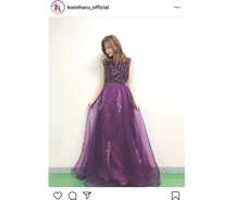 AKB48 込山榛香「似合ってますか？」高貴な紫ドレスで大人の魅力全開！