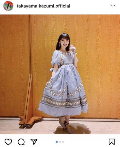 乃木坂46 高山一実 レコード大賞で披露したドレス衣装を公開 リアルお姫様でした 年12月31日 エキサイトニュース