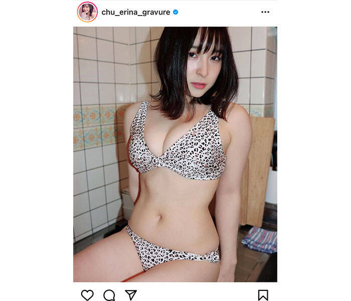 中崎絵梨奈 新感覚のキッチングラビアでくびれボディを披露 21年2月9日 エキサイトニュース