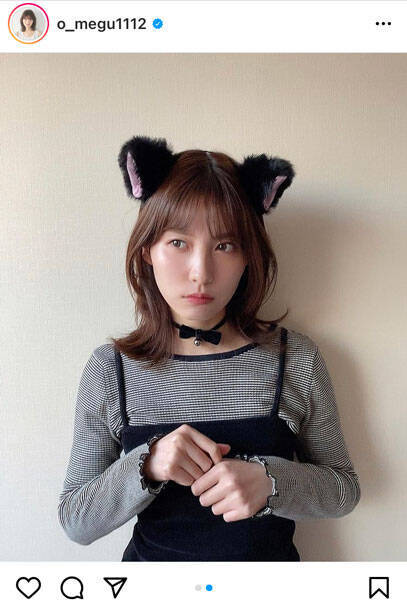 Akb48 谷口めぐ 大人セクシーな黒猫コスプレで魅了 可愛いがすぎます 21年2月23日 エキサイトニュース