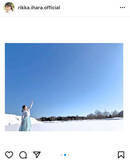 「伊原六花、天使すぎる大雪原のポートレートに歓喜の声「間違いなく天使でございます」」の画像2