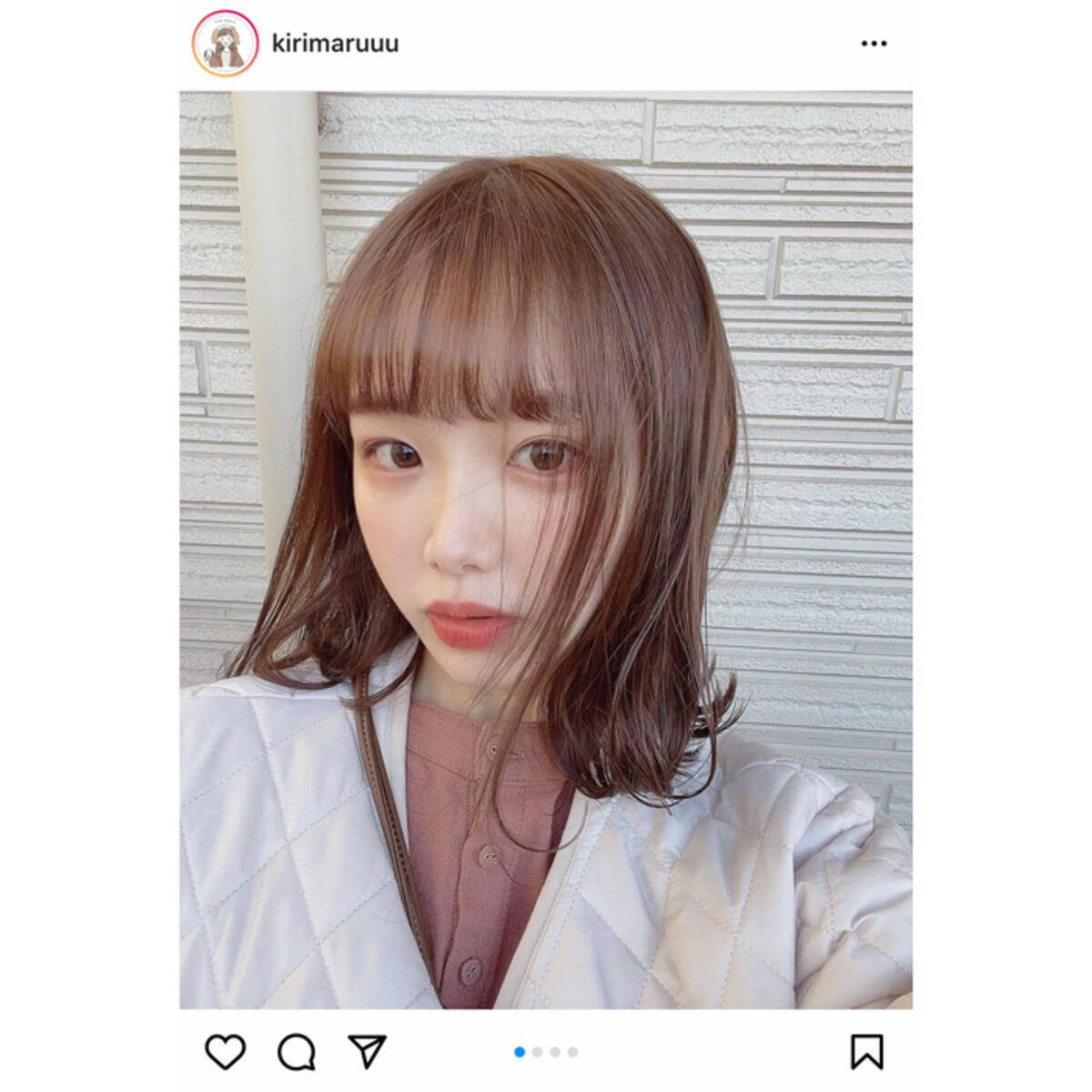 きりまるがニューヘアカラーで透明感のある自撮りを披露 とっ 尊い 21年3月5日 エキサイトニュース