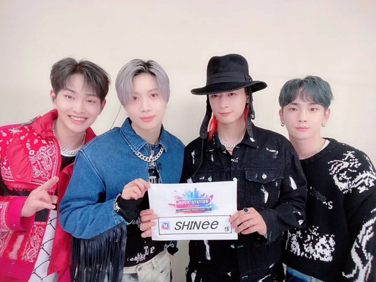 Shinee ミュージックステーション 3時間sp で話題の Don T Call Me をパフォーマンスし日本全国を魅了 番組裏側のオフショット写真や番組終了後のメンバーコメントも公開 21年4月11日 エキサイトニュース