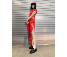 SKE48 荒野姫楓、チャイナドレスで魅せる美脚に反響ぞくぞく！