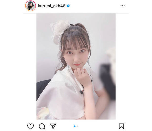 Akb48 鈴木くるみ 目線逸らしのアイドルショットが可愛すぎる 21年5月31日 エキサイトニュース