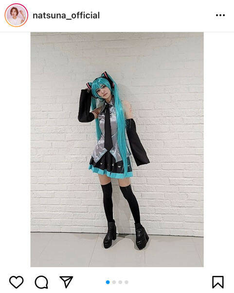 夏菜が初音ミクのコスプレを披露 ファンから絶賛の声ぞくぞく 21年5月29日 エキサイトニュース