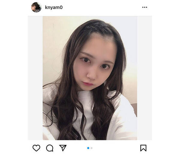 SKE48 赤堀君江のデコ出しレアショット公開「ホントお顔が天才」