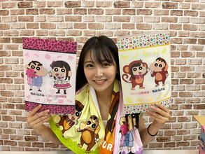 NMB48 白間美瑠と「クレヨンしんちゃん」のコラボグッズが発売決定！