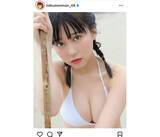 「HKT48 田中美久、透明感に見惚れる白ビキニショット披露」の画像1